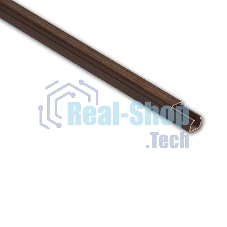 Кабель-канал 12х12 L2000 пластик дуб (темн. основа) Рувинил РКК-12х12-08М