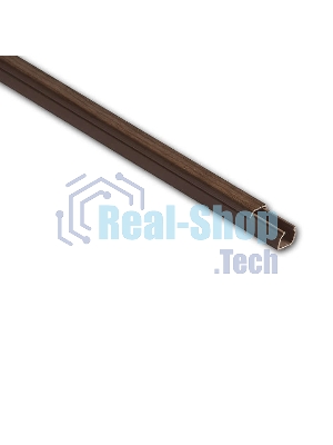 Кабель-канал 12х12 L2000 пластик дуб (темн. основа) Рувинил РКК-12х12-08М