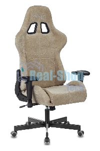 Кресло игровое Бюрократ VIKING KNIGHT LT21 FABRIC песочный крестовина металл/пластик