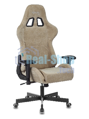 Кресло Бюрократ VIKING KNIGHT LT21 FABRIC песочный, ткань, 120 кг, механизм качания