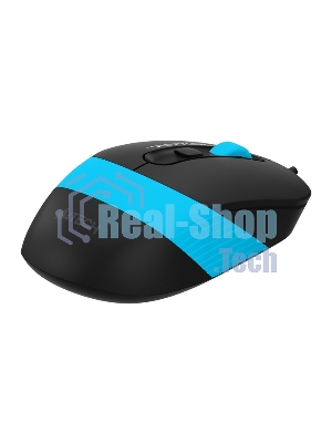 Мышь проводная A4Tech Fstyler FM10 черный/синий, 1600 dpi, USB, кнопки - 4