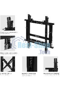 Настенное крепление ONKRON PRO7G для видеостен 50”-70