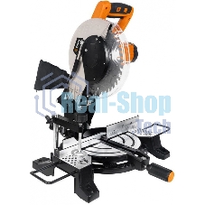 Торцовочная пила ВИХРЬ ПТ-255Л 1700 Вт, 220 В, 5000 об/мин, диск 255х30 мм, пропил 90х130 мм