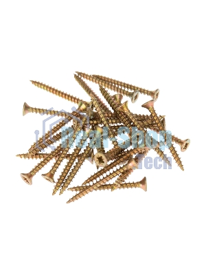 Саморез универсальный Kranz 3х30, желтый цинк, пакет (1000 шт/уп)