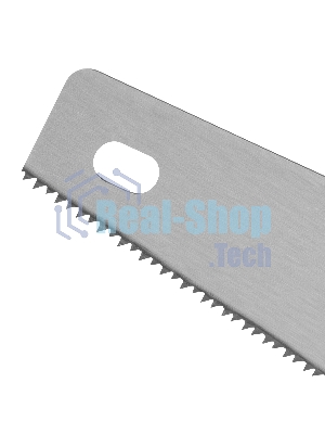 Ножовка по дереву Sparta 500 мм, 7-8 TPI, зуб-2D, каленый зуб, линейка, двухкомпонентная рукоятка