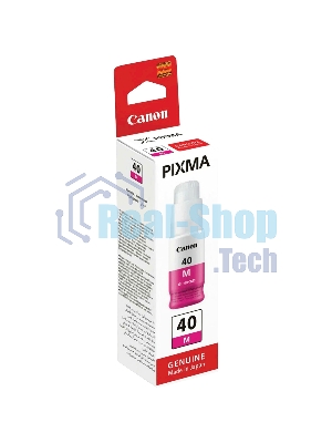 Контейнер с чернилами Canon GI-40 M пурпурный (7700 стр.) для СНПЧ Pixma G5040/G6040