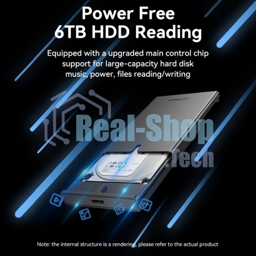 Внешний корпус Vention для HDD/SSD 2.5