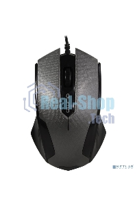 Мышь проводная Qumo Office M14 серый, 1000 dpi, USB, кнопки - 3