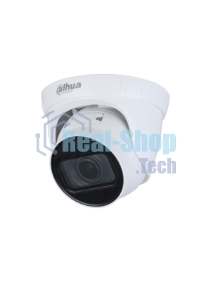 Уличная купольная IP-видеокамера Dahua 2Мп; 1/2.8” CMOS; моторизованный объектив 2.8~12 мм; механический ИК-фильтр; чувствительность 0.008лк@F1.7; сжатие: H.265+, H.265, H.264+, H.264, MJPEG; 2 потока