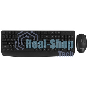 Комплект клавиатура+мышь Philips SPT6337 беспроводной, USB, 1600 DPI, чёрный
