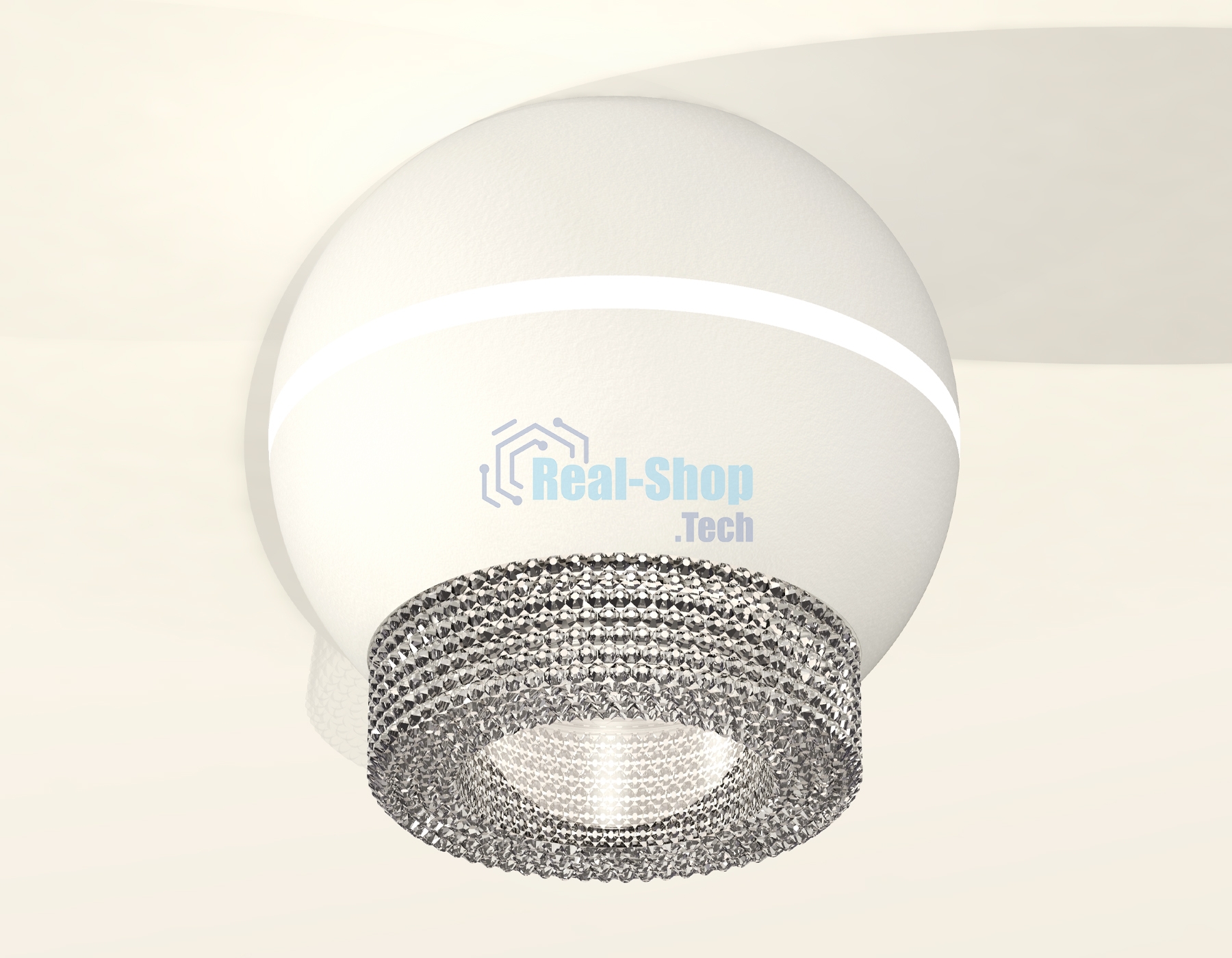 Светильник Ambrella Light XS1101030 SWH/CL белый песок/прозрачный MR16 GU5.3 LED 3W 4200K (C1101, N7191)