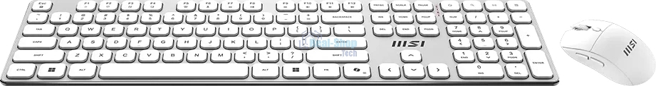 Комплект клавиатура и мышь MSI FORGE K210 W COMBO WHITE RU