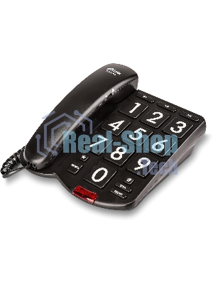 Телефон проводной Ritmix RT-520 черный