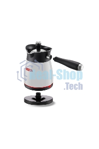 Электрическая турка Centek CT-1080 W (белый) 0.5л, 1000Вт, нерж.сталь, съемная мягкая ручка, крышка