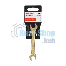 Ключ гаечный рожковый Rexant 10х11 мм, желтый цинк