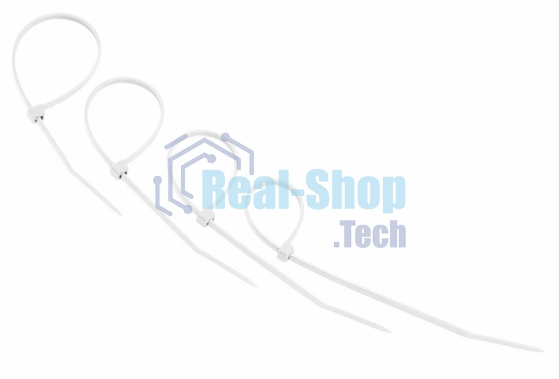 Хомут-стяжкa нeйлонoвая Rexant 150x2,5 мм, белая, упаковка 25 шт.