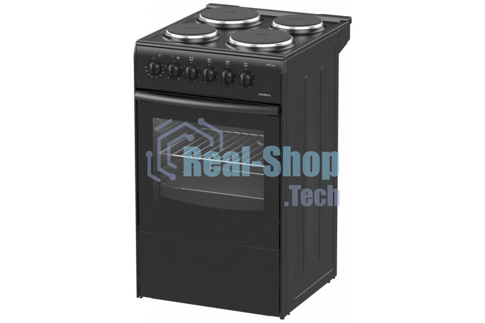 Плита электрическая Darina S EM 341 404 At антрацит/черный, конфорок 4 шт, духовка 50 л, 50 см x 85 см x 56 см