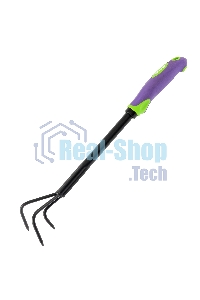 Рыхлитель Palisad 3-зубый, 60х400 мм, стальной, обрезиненная эргономичная рукоятка, LSR1