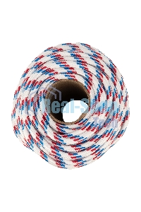 Фал плетеный Сибртех полипр. 24-прядный с полипр. серд. 10 мм, бухта 100 м, 700 кгс