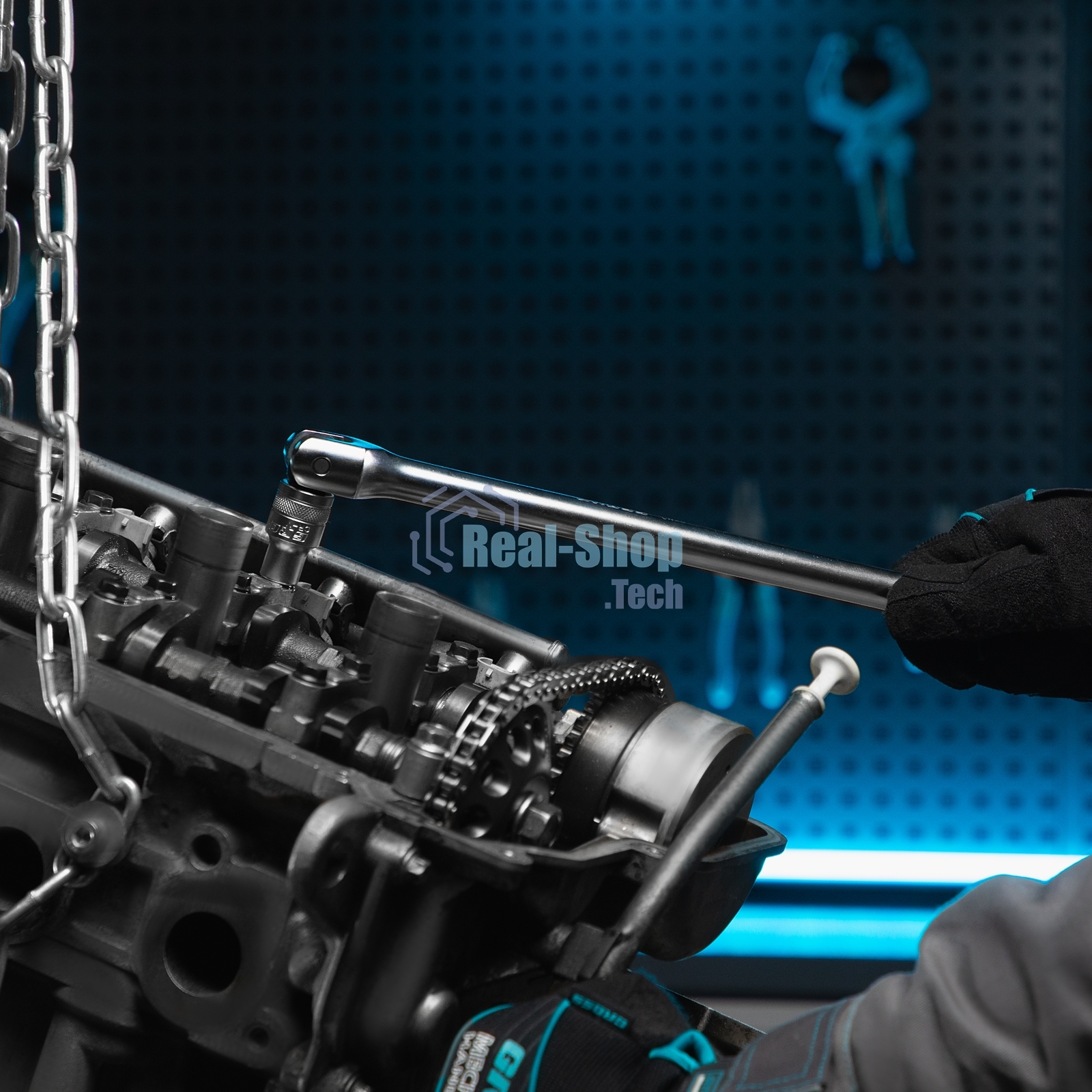 Набор инструментов Gross 115 пред., 120 зубьев, CrV, 1/4