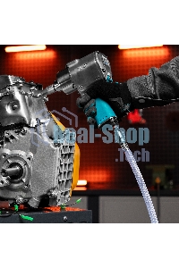 Шланг STELS 57025пневматический пвх 10x16мм 18 бар армированный прозрачный быстросъемное соединени