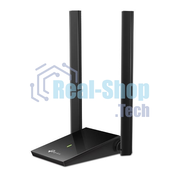 Адаптер TP-Link AC1300Mbps Dual-band High-Gain wireless USB adapter, 867Mbps at 5G and 400Mbps at 2.4G, two high gain antennas, USB 3.0, USB extension cable, support wave 2 MU-MIMO, full compatible with Windows and macOS.