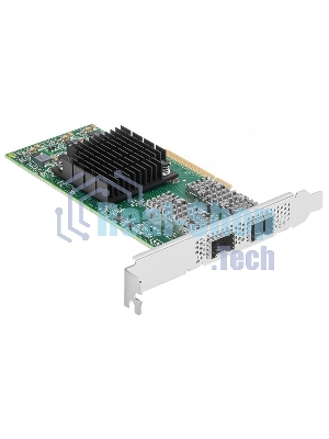 Сетевая карта ConnectX-4 Lx EN network interface card, 25GbE dual-port SFP28, PCIe3.0 x8, tall bracket, SR-IOV, TCP/UDP, MPLS, VxLAN, NVGRE, GENEVE, iSER, NFS RDMA, SMB Direct, ROHS R6