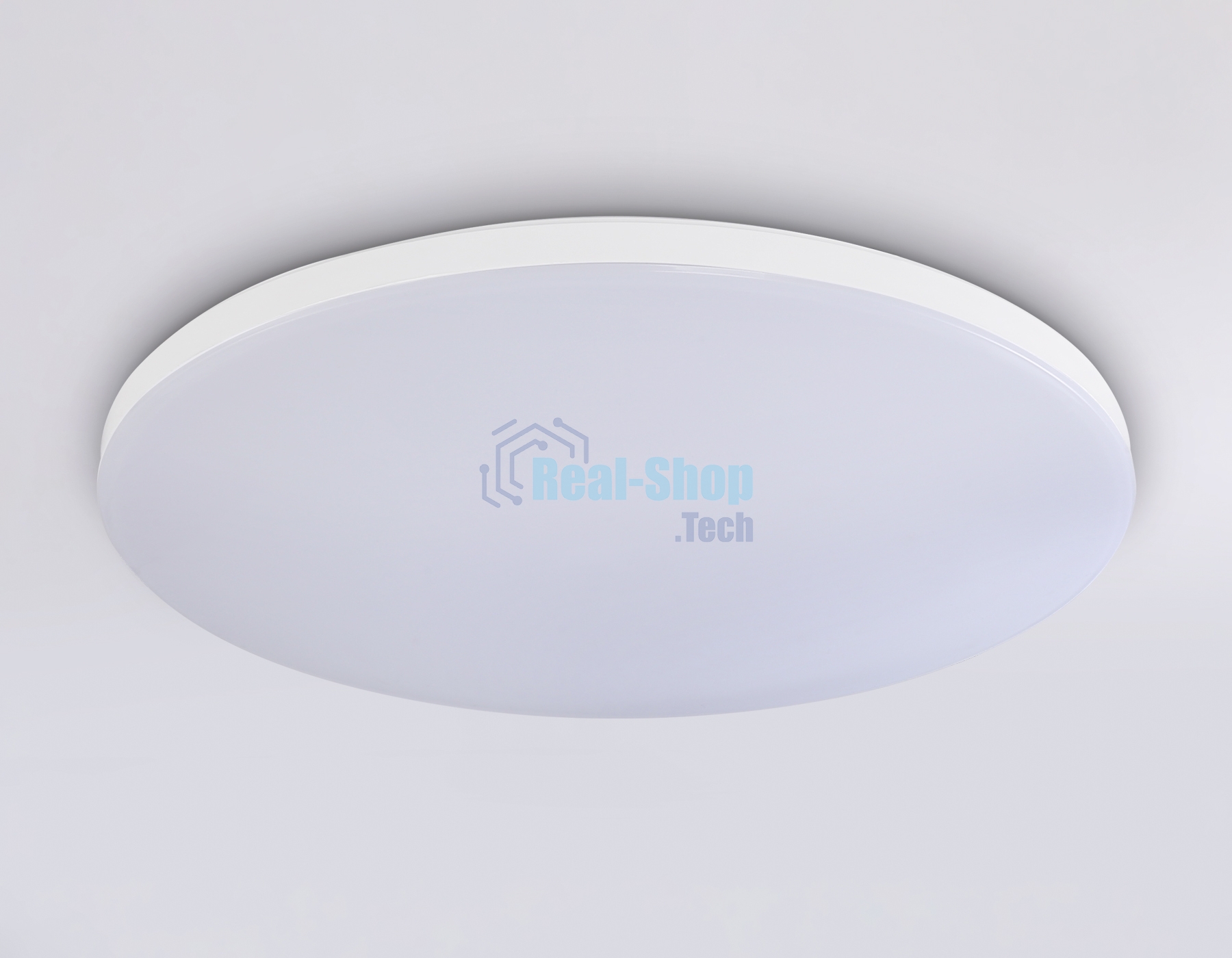 Умный светодиодный светильник FZ2002 WH белый IP54 25W 3000K-6500K+RGB Wi-Fi Алиса/Tuya/Smart Home/Alexa D370*55 (ПДУ ИК)