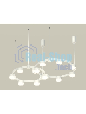 Светильник Ambrella light XR92081006/13 SWH/FR/CL белый песок/белый матовый/прозрачный GX53 (A9208, C9236, C9231, N8399)