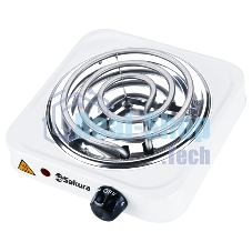 Плита настольная электрическая Sakura ПЭ-02 1000Вт 145мм 1конф/спир Плита настольная электрическая Sakura ПЭ-02 1000Вт 145мм 1конф/спир