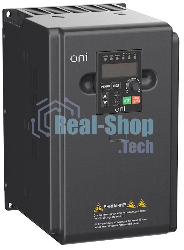 Преобразователь частоты A150 380В 3ф 7.5кВт 17А встроенный торм. модуль IEK ONI A150-33-75NT