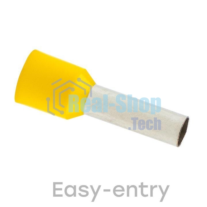 Наконечник штыревой втулочный изолированный НШвИ 6,0-12 (50шт.) EKF PROxima nhvi-6.0-12