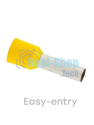 Наконечник штыревой втулочный изолированный НШвИ 6,0-12 (50шт.) EKF PROxima nhvi-6.0-12