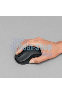 Мышь беспроводная Logitech M220 SILENT черный/серый, 1000 dpi, радиоканал, USB, кнопки - 3