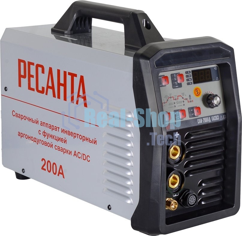Сварочный аппарат Ресанта САИ-200АД (АС/DC) инвертор ММА DC/TIG