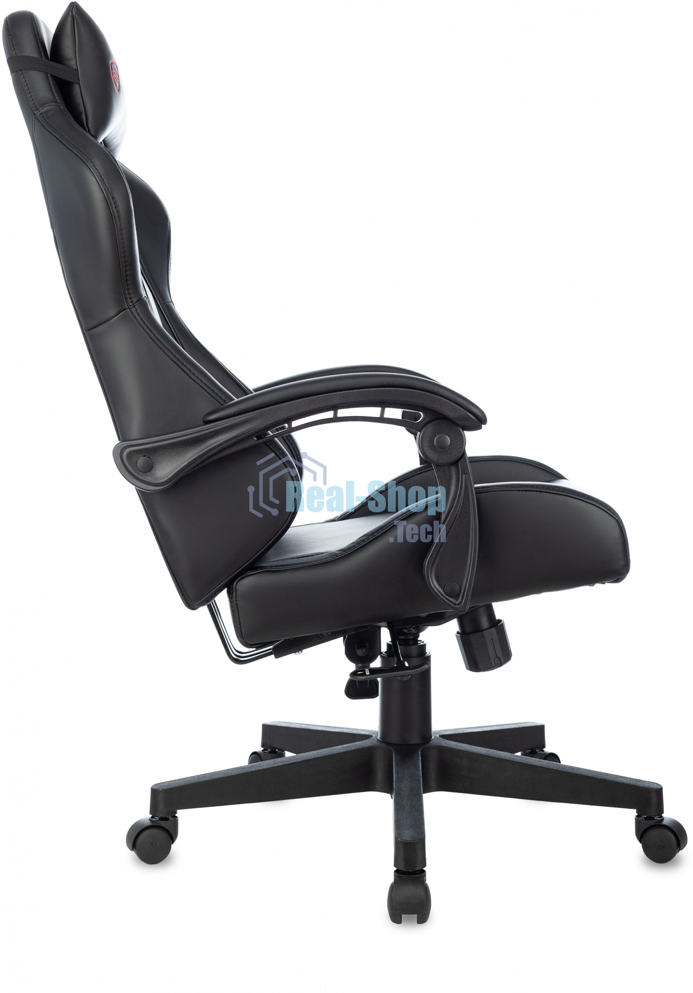 Кресло игровое Бюрократ Zombie GAME TETRA черный/карбон эко.кожа крестов. пластик