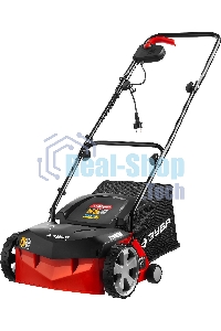 Аэратор-скарификатор электрический Зубр ЗСЭ-32-1000 1000Вт 4000 об/минт-сборник 40л