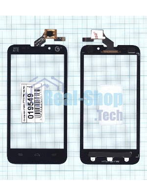 Сенсорное стекло (тачскрин) для ZTE Majesty Z796C, черное
