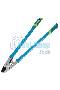 Сучкорез прямого реза, 750 мм, двухрычажный механизм, двухкомпонентные рукоятки, LUXE Palisad