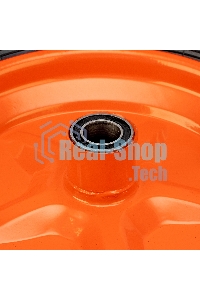 Колесо пневм. Palisad усилен. шина 8PR, 4.00-8 D400мм, подш. внут. диам. 20мм, длина оси 90мм