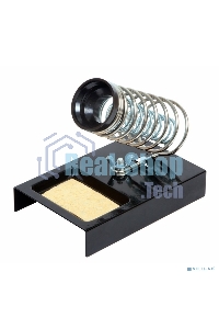 Подставка для паяльника Rexant, ниша квадратная, губка, металл