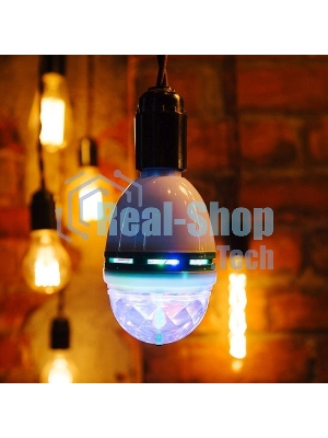 Диско-лампа Neon-night светодиодная e27, подставка с цоколем e27 в комплекте, 230 В