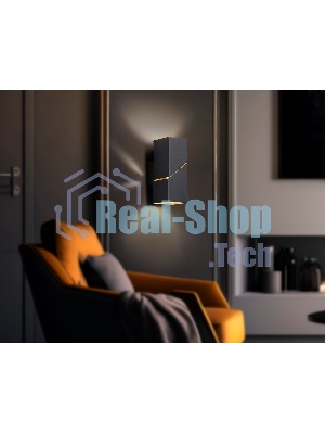 Настенный светильник со сменной лампой Ambrella light FW2475 BK черный G9 max 40W 155*60*90