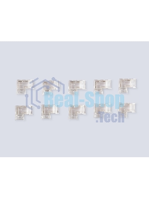 GS6861 Соединитель угловой COB 12/24V для лент 10mm (2 конт.) (10шт)