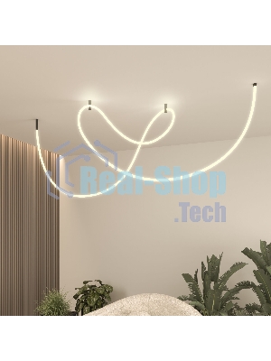 Гибкий неон 336Led 12W IP20 3000K Full light круглый теплый белый, 8 м (24V 12W 336Led 2835 IP20)
