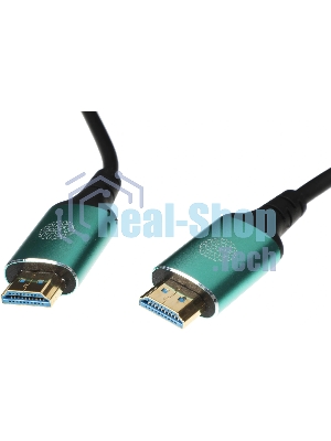 Кабель аудио-видео Cactus CS-HDMI-AOC-2.1-70 HDMI (m)/HDMI (m) 70м. позолоч.конт. черный