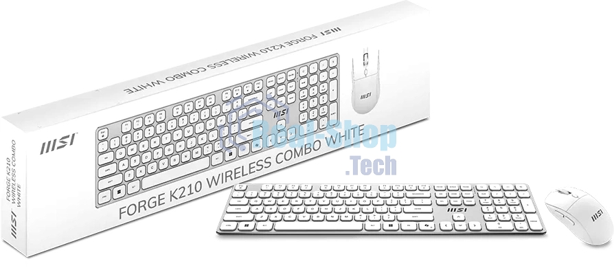 Комплект клавиатура и мышь MSI FORGE K210 W COMBO WHITE RU