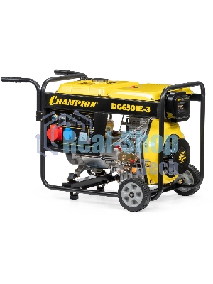 Электрогенератор дизельный Champion DG6501E-3, 6.6 кВт, 82 дБ, 103 кг