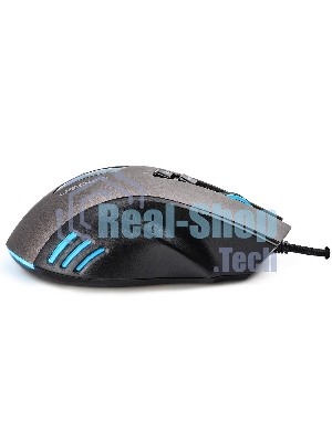 Мышь проводная Crown Gaming CMXG-711 черный, 4000 dpi, USB, кнопки - 8