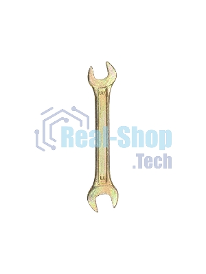 Ключ гаечный рожковый Rexant 10х11 мм, желтый цинк